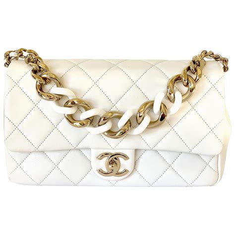 chanel white purses chains|chanel timeless wallet on chain.